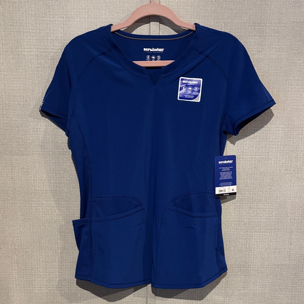 Scrubstar Women's Antimicrobial Premium Performance Notch Neck Top